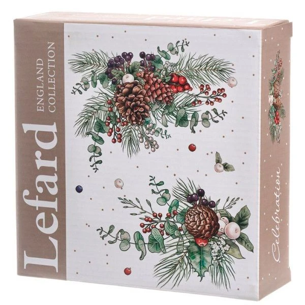 Блюдо сервировочное 19*17*4,5см стекло Celebration (16)