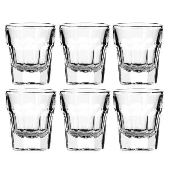 Стопки набор 6шт 37мл стекло КАСАБЛАНКА (12)