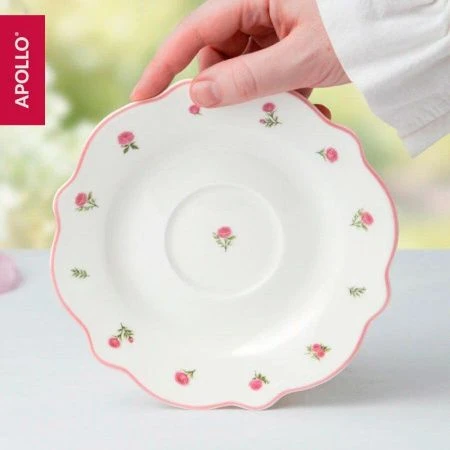 Чайный набор 2пр фарфор French rose на 1 персону 250мл FRR-03 (24)