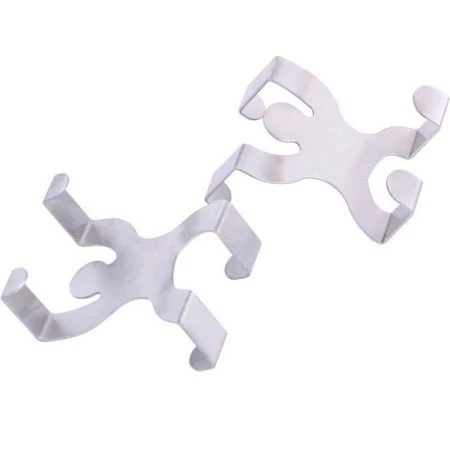 Набор крючков на дверь 2шт 4,6*4,6*5 см нерж.сталь (72)