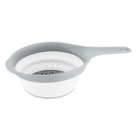 Дуршлаг складной с ручкой 750мл пластик трюфель (16)