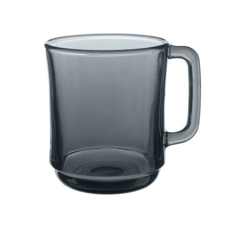 Кружка 310мл стекло BASILICO LAVA GREY (12)