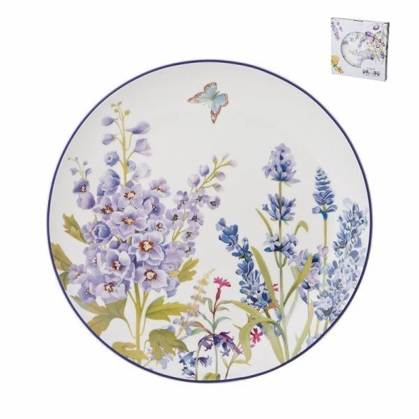 Тарелки мелкие набор 2шт 25,5см фарфор ПРОВАНС ЛАВАНДА обеденные (18)