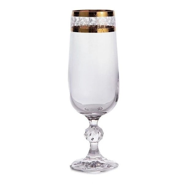 Бокалы для шампанского набор 6шт 180мл стекло КЛАУДИЯ/СТЕРНА 43081 (8) ВЫВОД