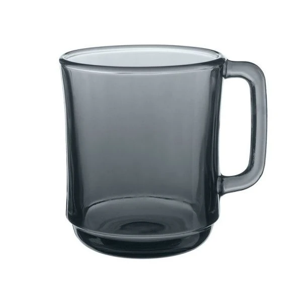 Кружка 310мл стекло BASILICO LAVA GREY (12)