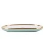 Блюдо 30*16,3*3см фарфор Royal line. Mint овальное (4/24)