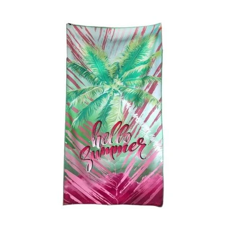 Полотенце пляжное микрофибра 70*140см 40309