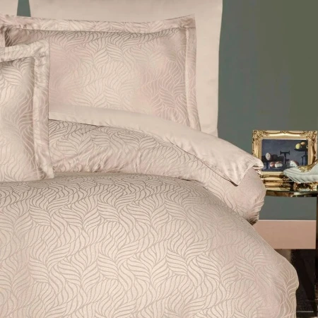 КПБ семейный сатин 30% хлопок/70% тенсел (пр.240*260, под.160*220*2, нав.50*70*4) капучино