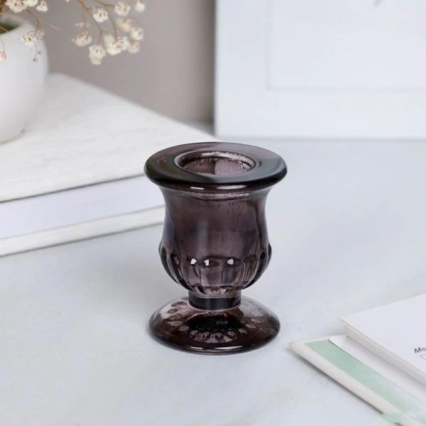 Подсвечник стекло 6см WS-024 (6/144)