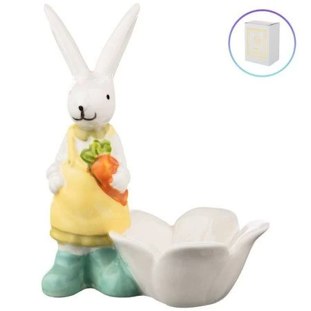 Подставкдля яйца Кролик 9,5*6*11,5см фарфор (72)
