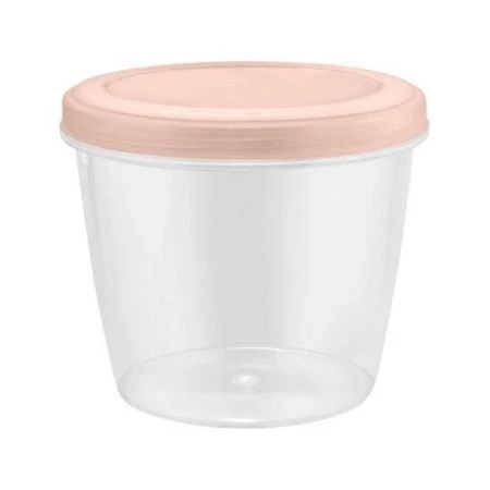 Банка для продуктов 700мл пластик HELSINKI персиковая карамель (21)