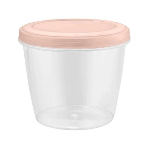 Банка для продуктов 700мл пластик HELSINKI персиковая карамель (21)