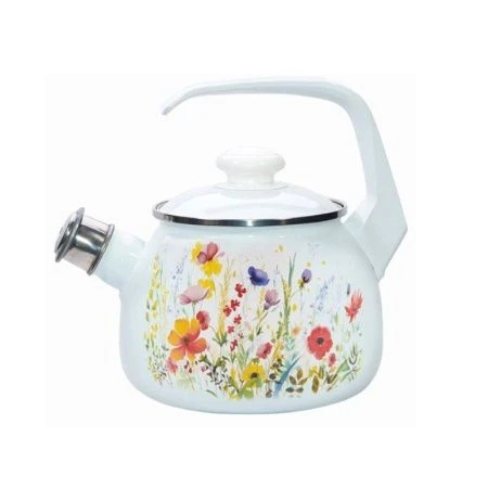 Чайник 2,5л эмаль ЦВЕТУЩИЙ ЛУГ С-2711АП/4Рч (4)