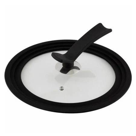 Крышка универсальная 24/26/28см стеклянная с силиконовым ободком VETRO-SPECIAL (8)