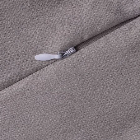Пододеяльник на молнии 205*225 сатин серый