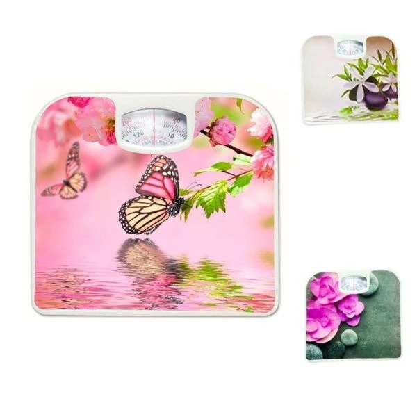 Весы напольные механические пластик до 130кг IR-7312  цена деления 1кг (10)