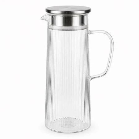 Кувшин 1,3л 24*8см стекло боросиликатное в подарочной коробке (24)