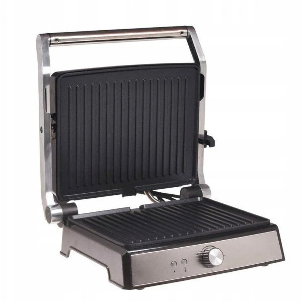 Гриль электрический контактный металл 2000Вт АП пластины 35*35,5*13см (6)