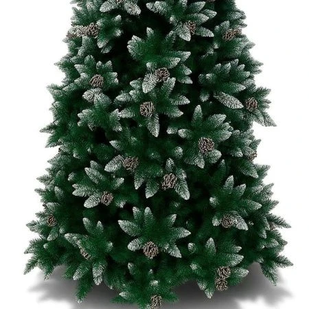 Елка искусственная 150см ЗАСНЕЖЕННАЯ с шишками 430 веток, 6см pvc JC-14503/JC-14948 (1)