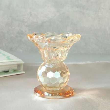 Подсвечник стекло 7см S622 (120)