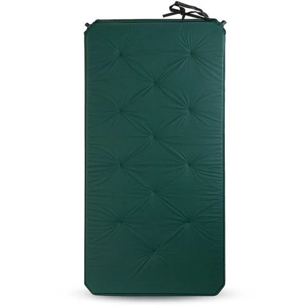 Коврик туристический самонадувающийся ПВХ 110*180*3см зеленый/синий JC-12086 (6)