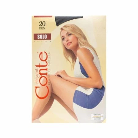 Колготки женские CONTE Solo 20den, р.2 nero