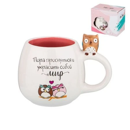 Кружка 350мл керамика УКРАСЬ МИР подар.уп. (24)