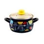 Кастрюля 7,5л эмаль АППЕТИТ со стекл.крышкой (8)