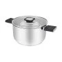 Набор кастрюль 3пр 1,6/3,2/6,2л нерж.сталь ANSER стекл.крышки 16/20/24см (4)