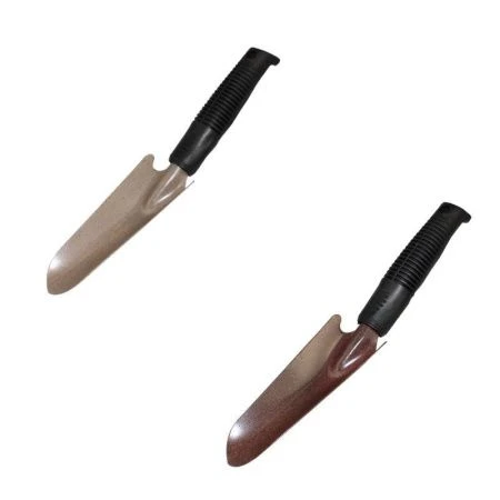 Совок пикеровочно-посадочный узкий 32,5*6,5см металл/пластик большой с ручкой (20)