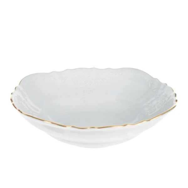 Салатник 21см фарфор ЗОЛОТАЯ ОТВОДКА Бернадотт круглый