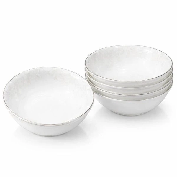 Салатники набор 6шт 12см фарфор СЕРЫЙ ШЕЛК подар.уп. (16) ВЫВОД