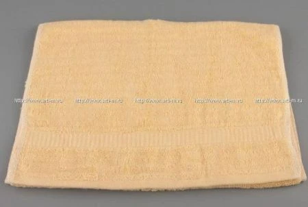 яяяПолотенце 35*75 бамбук 70%хлопок 30% золотистое вывод