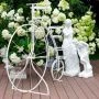 Подставка на 7 цветков 80*159*170см металл ВЕЛОСИПЕД черная 53-606
