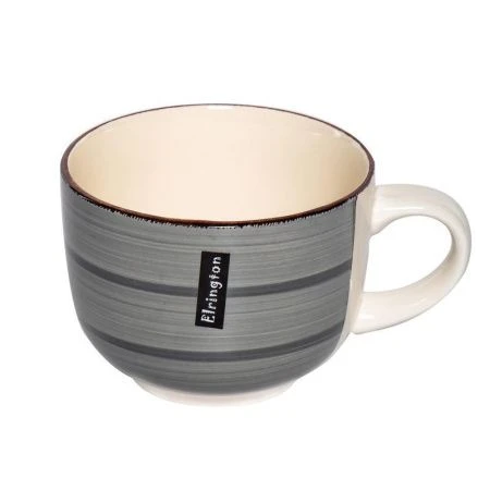 Бульонница 500мл керамика Аэрография СВЕТЛЫЙ ГРАФИТ (36)