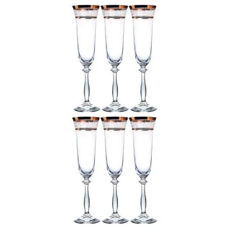 Бокалы для шампанского набор 6шт 190мл стекло АНЖЕЛА 43081 (8) 15541/30574 ВЫВОД