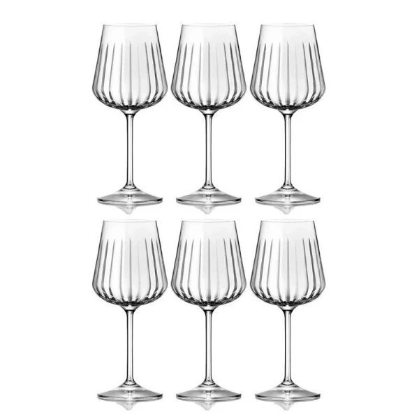Бокалы для вина набор 6шт 510мл стекло ТАЙМЛЕСС RCR (6)