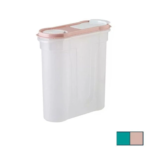 Банка для сыпучих продуктов 2,2л 218*84*212мм пластик СТАЙЛ (19)