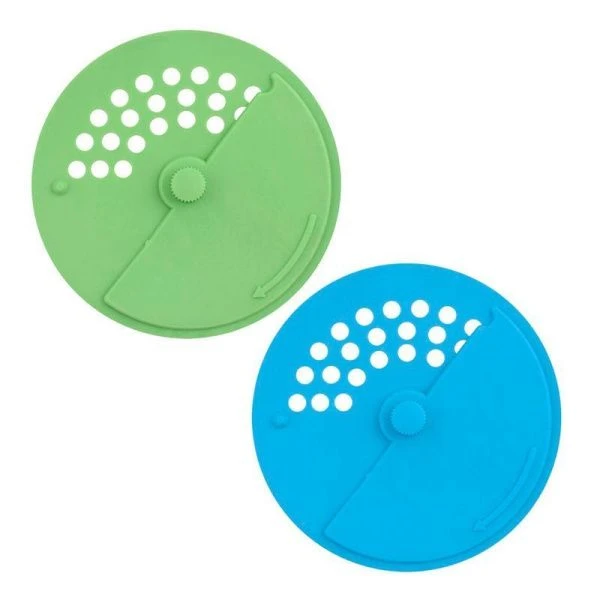 Ситечко в раковину 11см пластик с заглушкой VL34-174 (6/96)