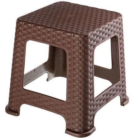 Табурет h45см пластик РОТАНГ коричневый (10)