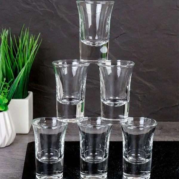 Стопки набор 6шт 15мл стекло Y302-RC007 (48)