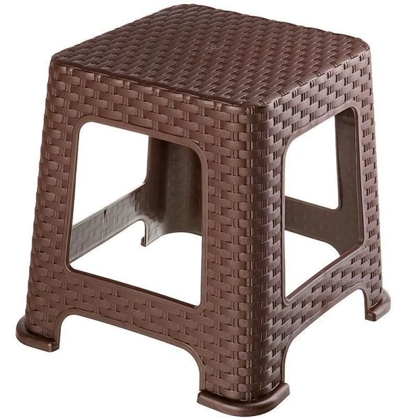 Табурет h45см пластик РОТАНГ коричневый (10)