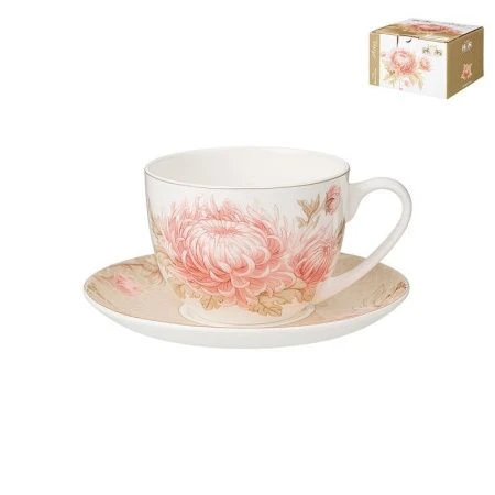 Чайный набор 2пр фарфор АСТРА на 1 персону 300мл (24)