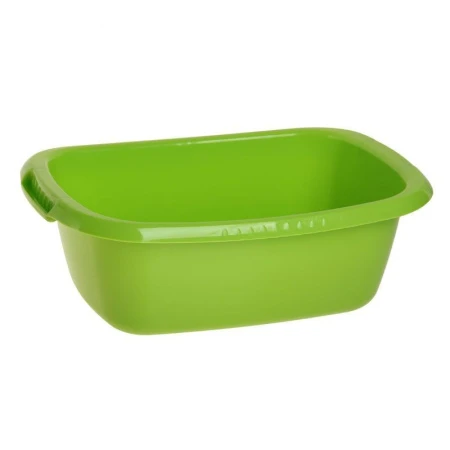 Таз 32л пластик ВОДОЛЕЙ салатовый прямоугольный С624САЛ (8)
