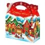 Коробка новогодняя картонная 22*9*20см 1,5кг Ретро (140)