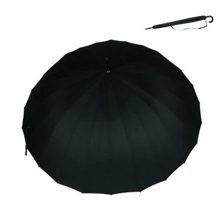 Зонт мужской трость автомат 24 спицы ручка крюк дерево President 800 Popular (12)