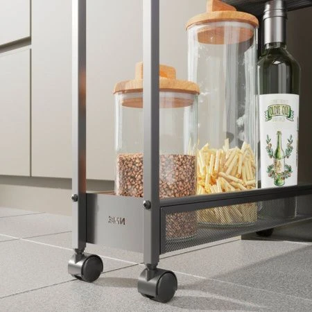 Этажерка 44,6*13*79,2см металл ВИШЕРА 13 графит