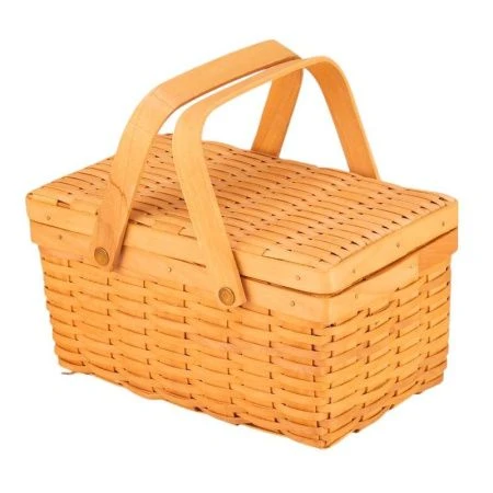 Корзина плетеная секвойя 22*14*11,5/20,5см натуральный (43)