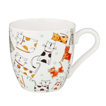 Кружка 380мл фарфор КОТОМАНИЯ (48)