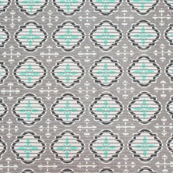 Коврик мерный ПВХ ширина 65см 203PT-grey-turquoise ВЫВОД (цена указана за погонный сантиметр)